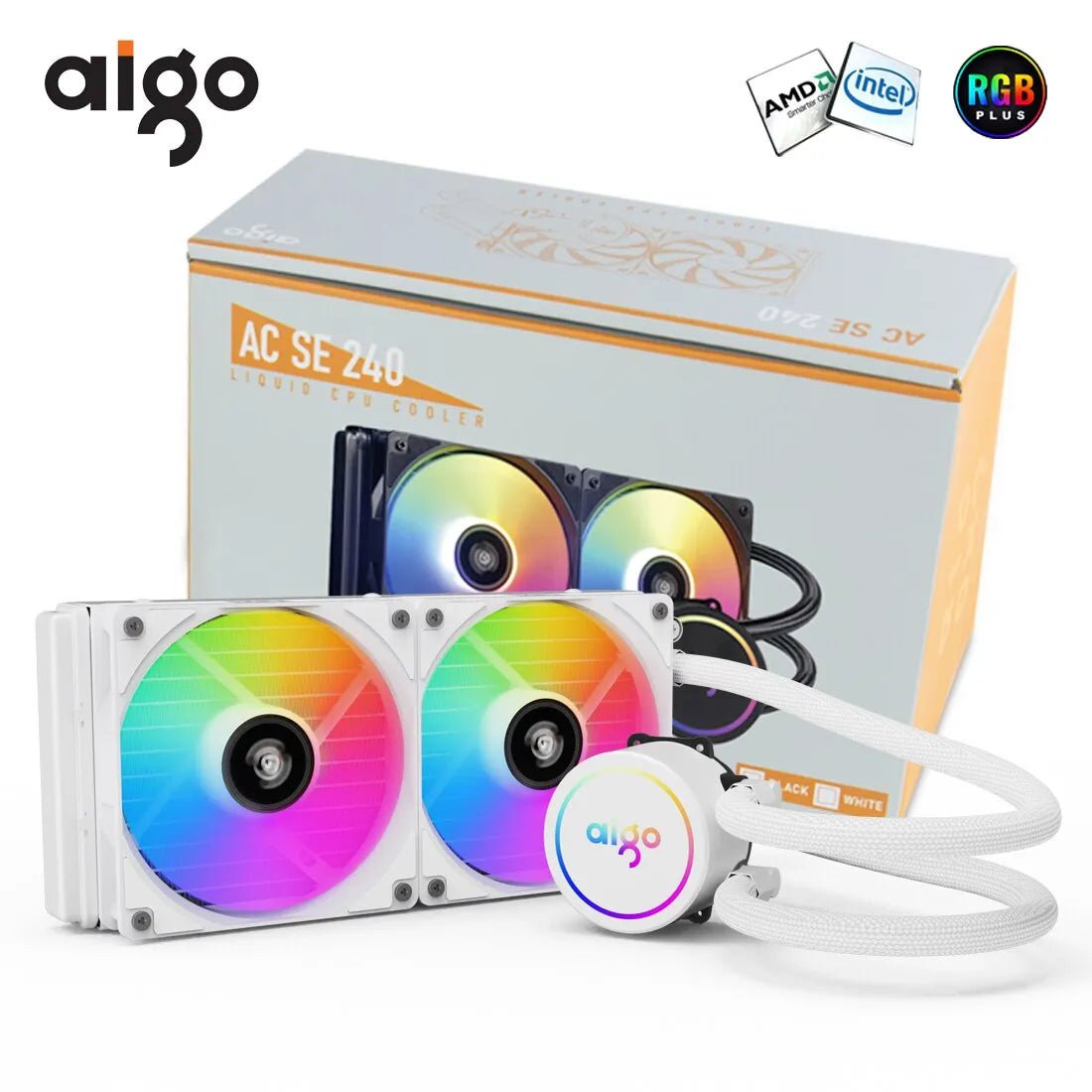 Storazone Aigo ACSE Water Cooling CPU Cooler 120 240 mm RGB Fan Liquid Heatsink Integrated Radiator LGA 2066/2011/1151/1155/AM3+/AM4 AMD