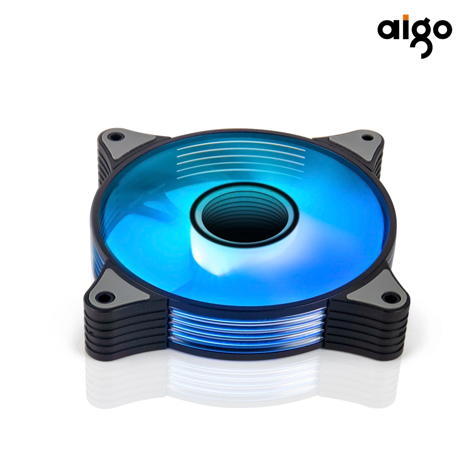 Storazone Aigo AR12PRO 120mm rgb fan 4pin PWM argb Cooling fan 3pin5v aurora effect colorful choice 12cm ventilador Computer PC Case fans