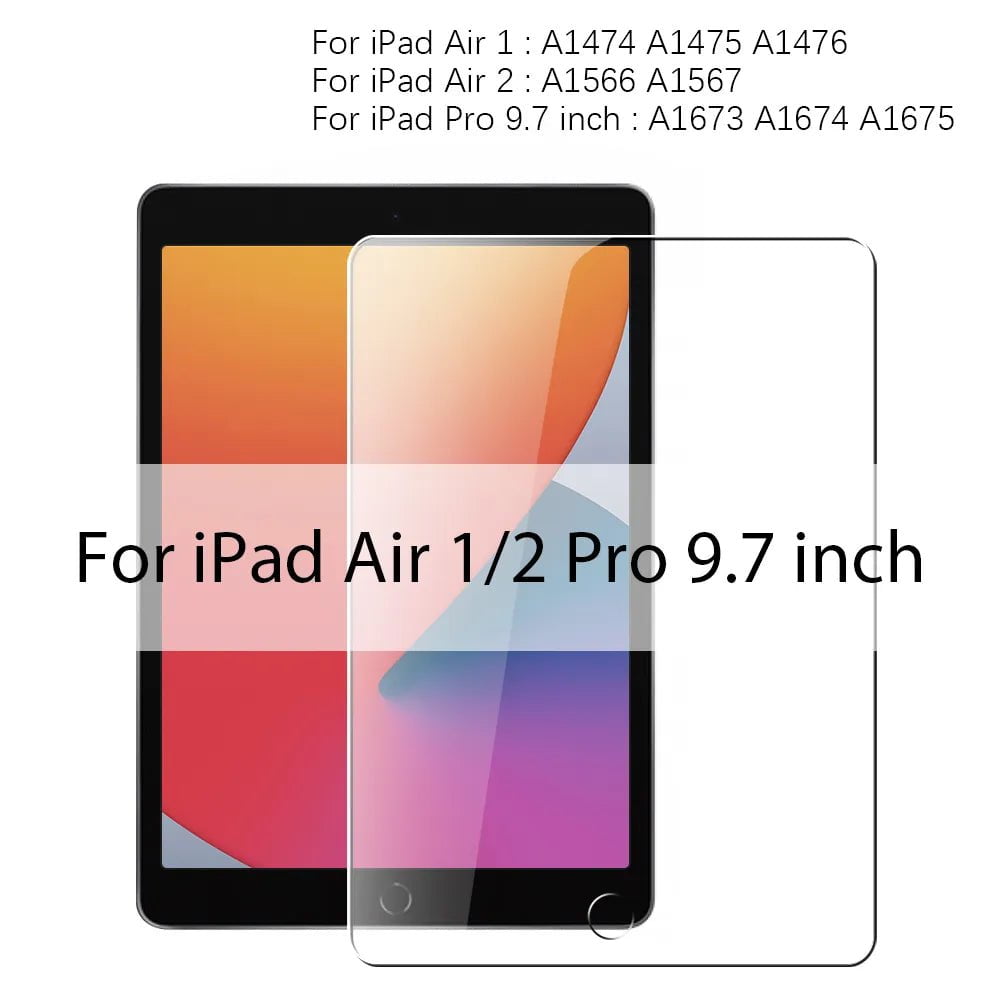 Storazone Air 1 2 Pro 9.7 Tempered Glass Screen Protector For Ipad Pro 12.9 11 6th 2022 Air 5 4 3 2 1 9 9th 10 10th Gen Mini 6 2021 10.9 10.2 9.7 Film