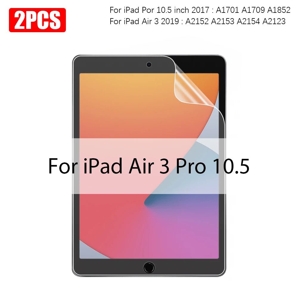 Storazone Air 3 Pro 10.5 2PCS Paper Film Like For Ipad 10th Pro 11 12.9 2022 2021 Screen Protector For Ipad Air 5 4 3 2 1 Mini 6 7th 8th 9th Generation