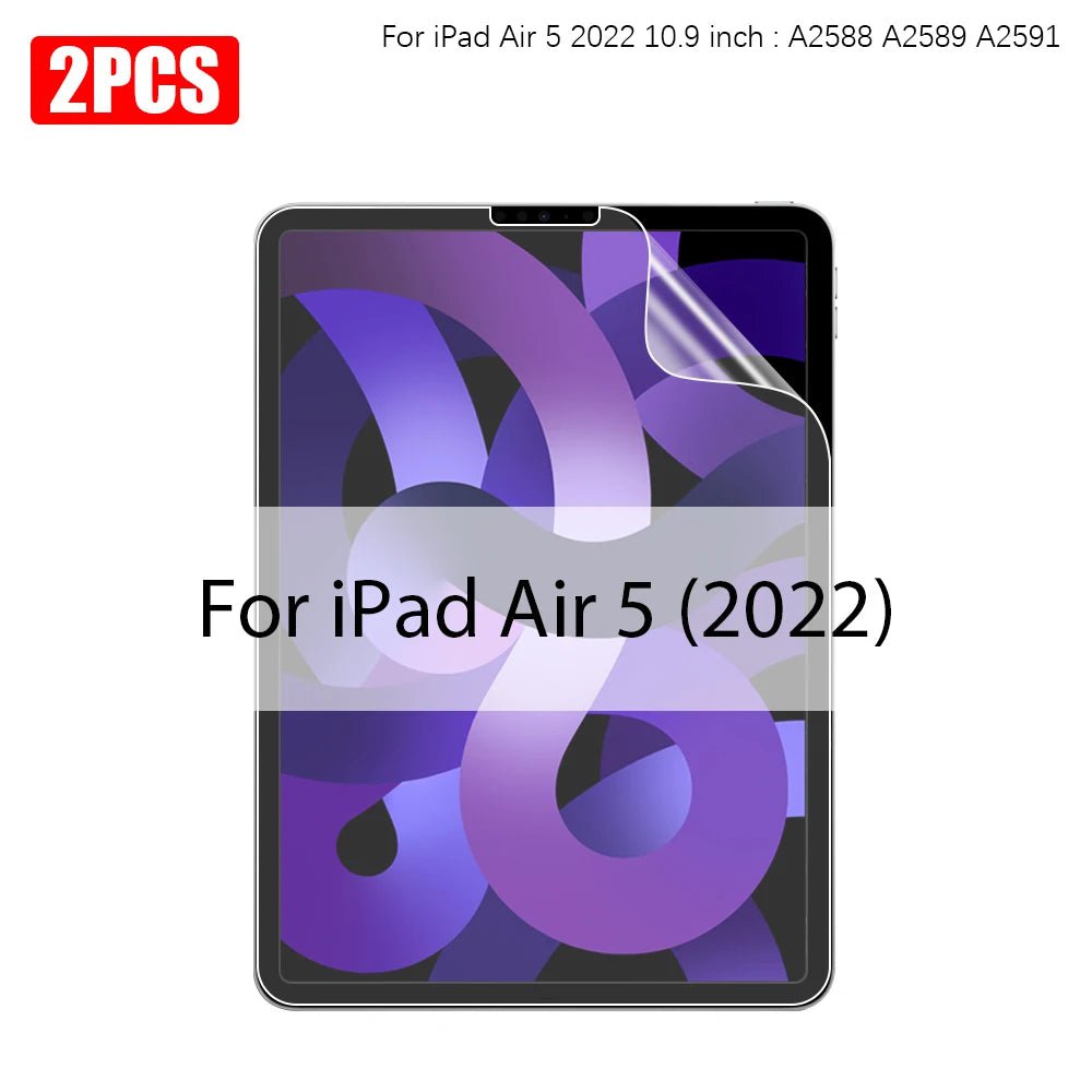 Storazone Air 5 2022 2PCS Paper Film Like For Ipad 10th Pro 11 12.9 2022 2021 Screen Protector For Ipad Air 5 4 3 2 1 Mini 6 7th 8th 9th Generation