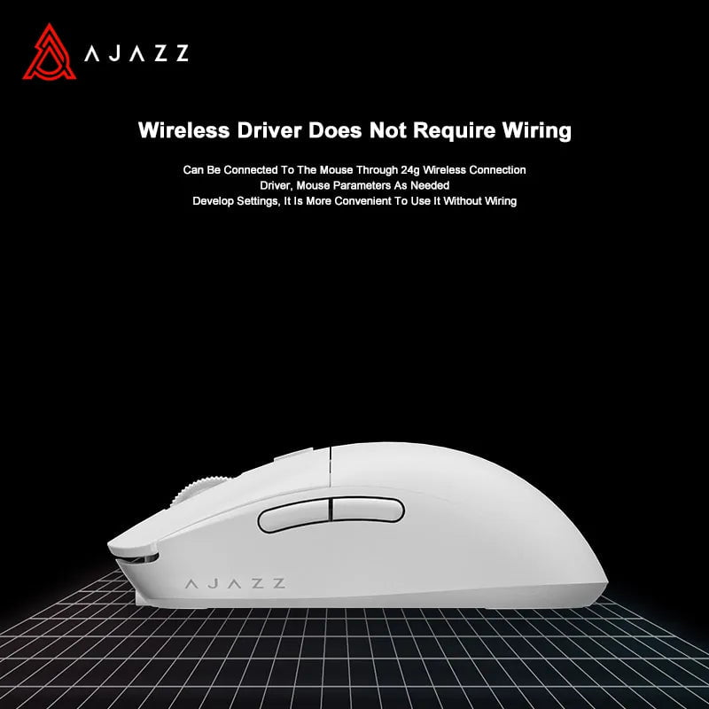 Storazone AJAZZ AJ199 2.4GHz Wireless Mouse Optical Mice with USB Receiver Gamer 26000DPI 6 Buttons Mouse For Computer PC Laptop Desktop