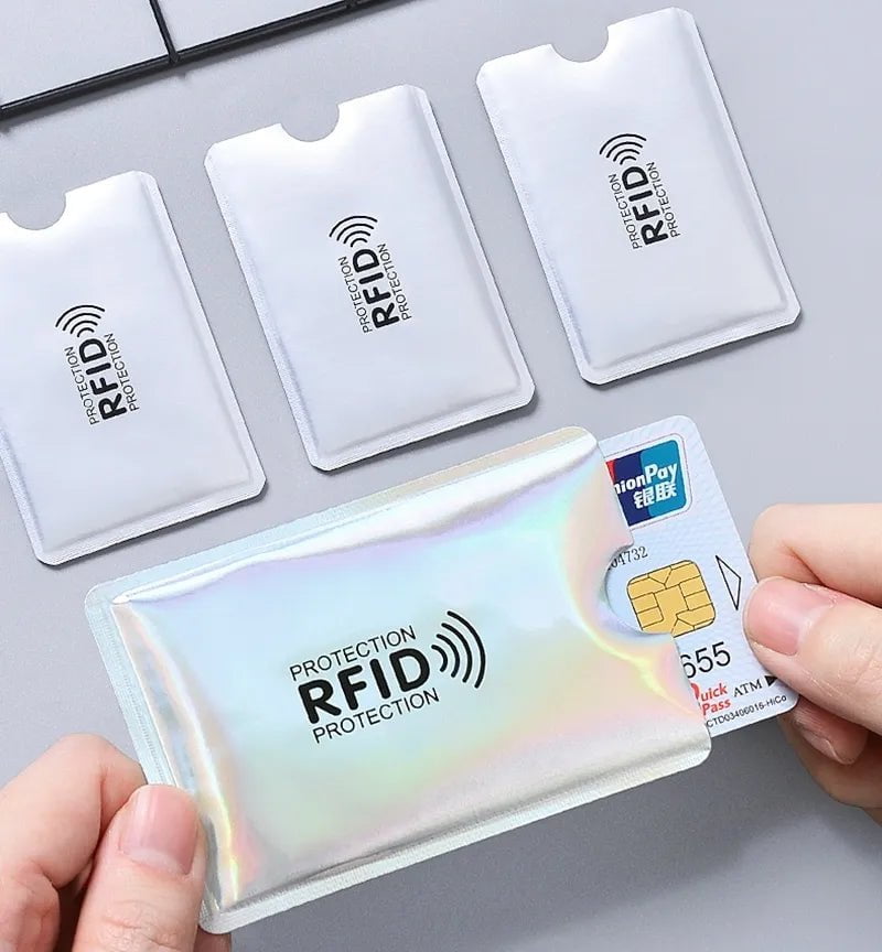 Storazone Anti Rfid Card Holder Blocking Reader Lock Bank Card ID Card Case Protector Metal Credit Card Holder Aluminium Case