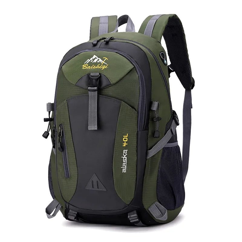 Storazone Army Green / 30L 52x30x20cm Men Backpack 2022 New Nylon Waterproof Casual Outdoor Travel Backpack Ladies Hiking Camping Mountaineering Bag Youth Sports Bag