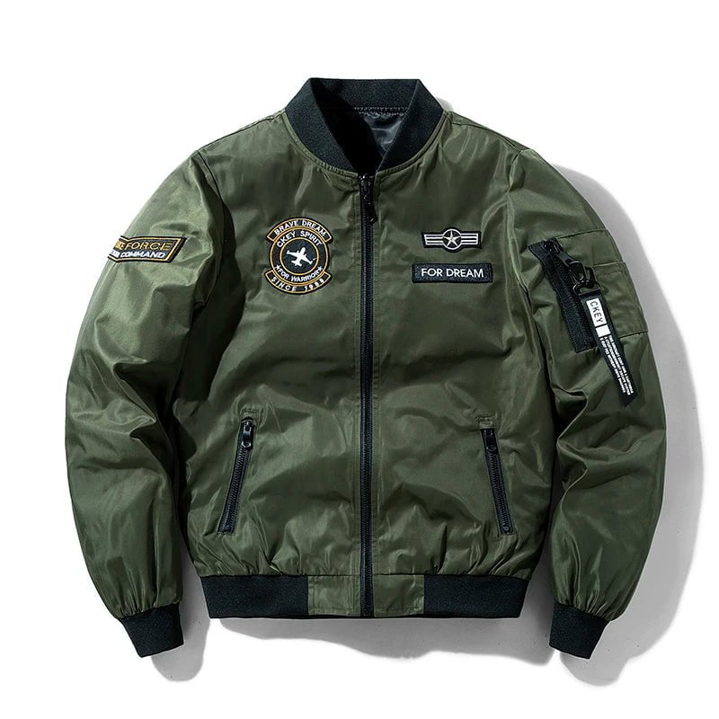 Storazone Army Green Standard / M 45-52.5kg 2022 Man black winter new Male men Clothing bomber coat racing motorcycle Clothes luxury tactical garments military jackets