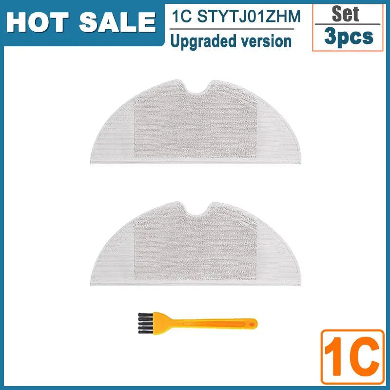 Storazone as picture 10 / Russian Federation Hepa Filter Main Side Brush Mop Cloth for Xiaomi Mijia 1C 1T Mi Robot Vacuum Mop Dreame F9 Robotic Vacuum Cleaner Accessories