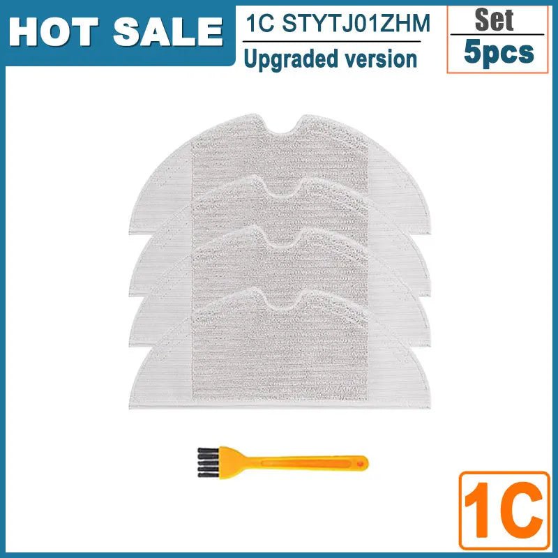 Storazone as picture 11 / Russian Federation Hepa Filter Main Side Brush Mop Cloth for Xiaomi Mijia 1C 1T Mi Robot Vacuum Mop Dreame F9 Robotic Vacuum Cleaner Accessories