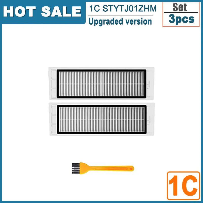 Storazone as picture 2 / Russian Federation For Xiaomi Mi Robot Vacuum Mop 2 STYTJ03ZHM Filter Mop Cloth Mijia Robot Vacuum Cleaner Accessories Main Side Brush Spare parts