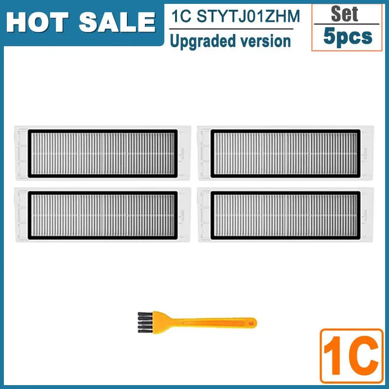 Storazone as picture 8 / Russian Federation Hepa Filter Main Side Brush Mop Cloth for Xiaomi Mijia 1C 1T Mi Robot Vacuum Mop Dreame F9 Robotic Vacuum Cleaner Accessories