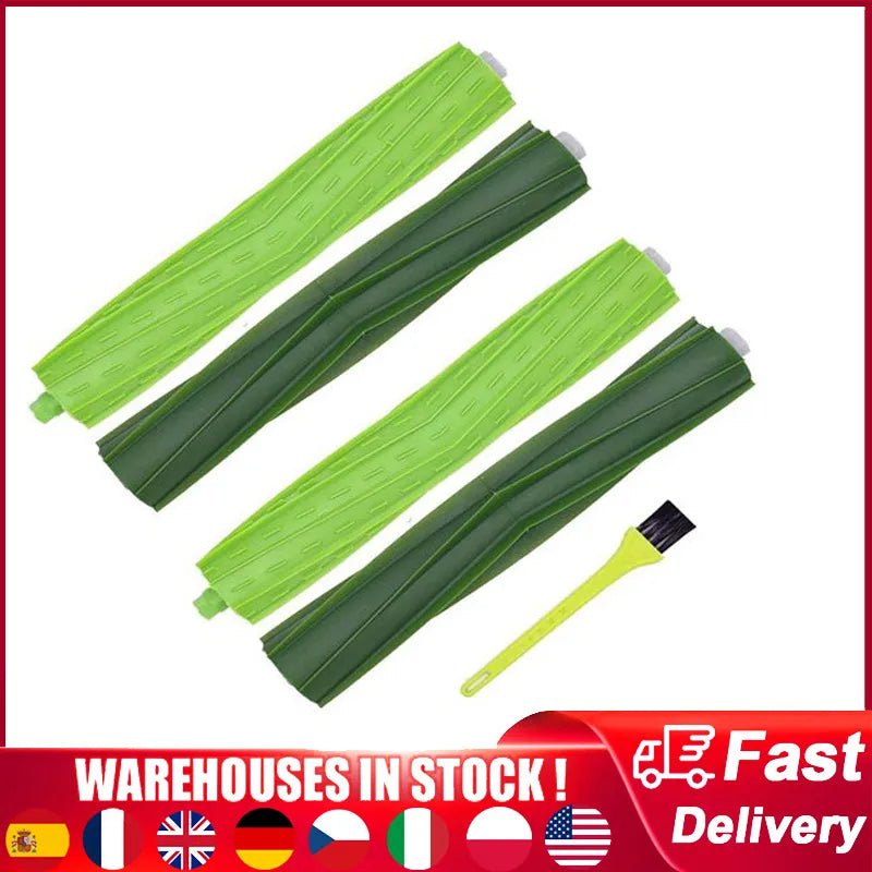 Storazone As shown 2 Hepa Filter Side Brush For iRobot Roomba I7 I7+ I6 I8 I3 J7 Plus E5 E7 E&I Series Vacuums Cleaner Dust Bag Replacement Parts