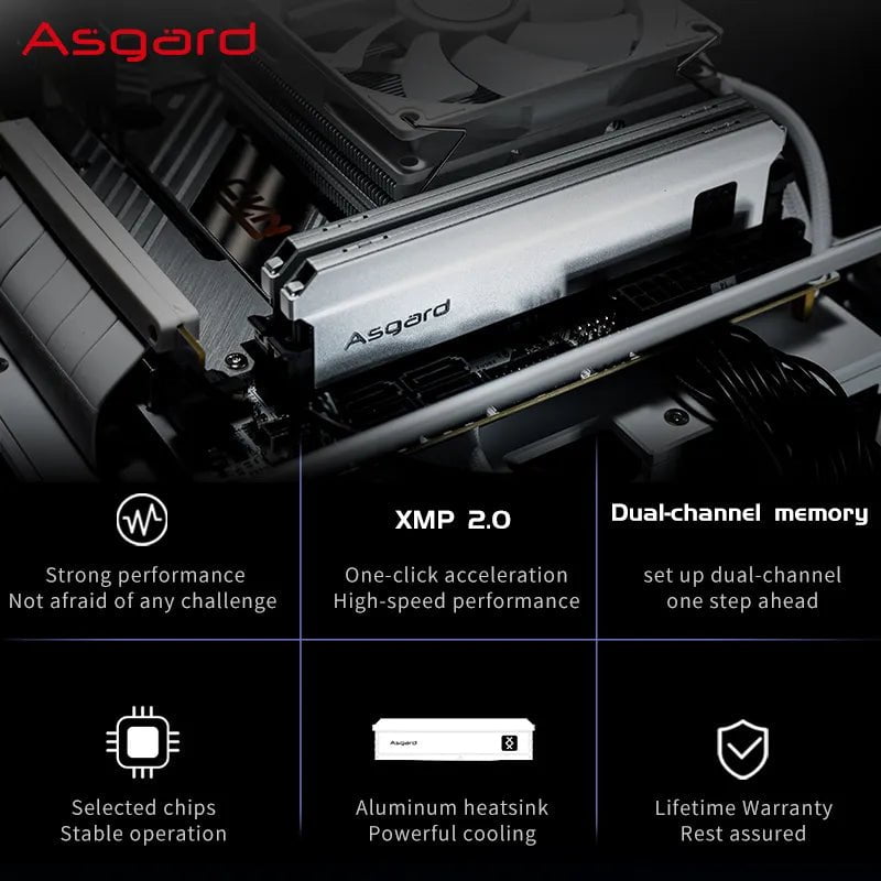 Storazone Asgard ddr4 ram memory ddr4 8GB16GB 32GB 3200MHz  3600MHZ 4000MHZ ram ddr4  T3 Series  for PC desktop