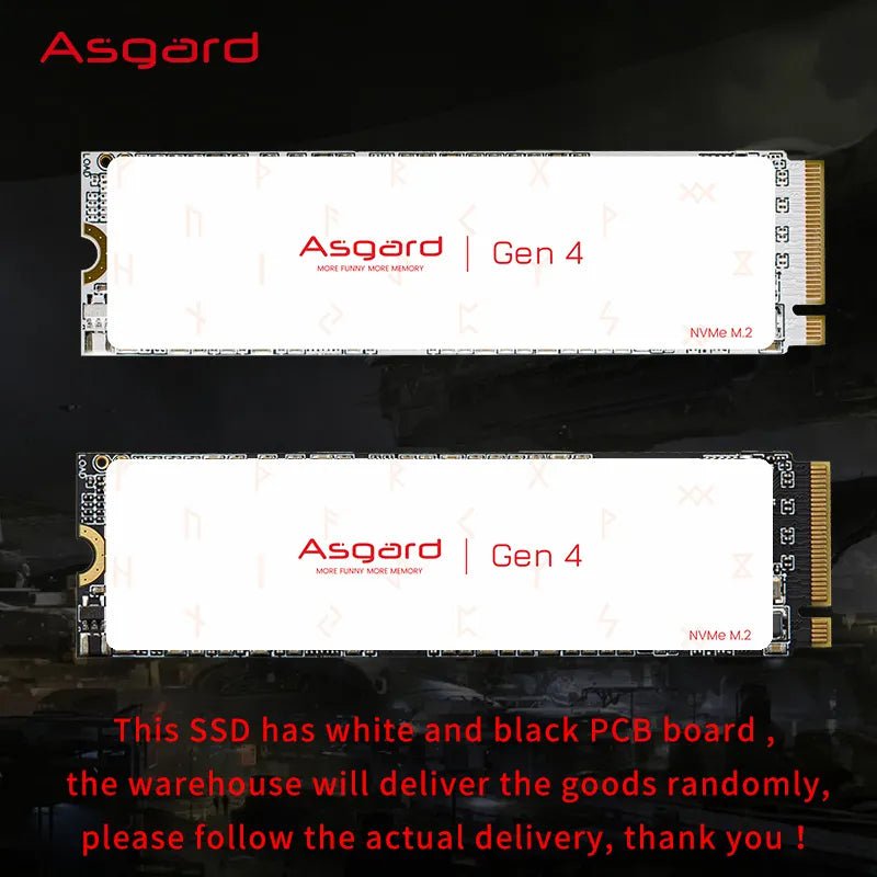 Storazone Asgard M2 SSD GEN4 M.2 2280 Pcle 4.0 X4 NVMe 1TB 2TB Internal Hard Disk