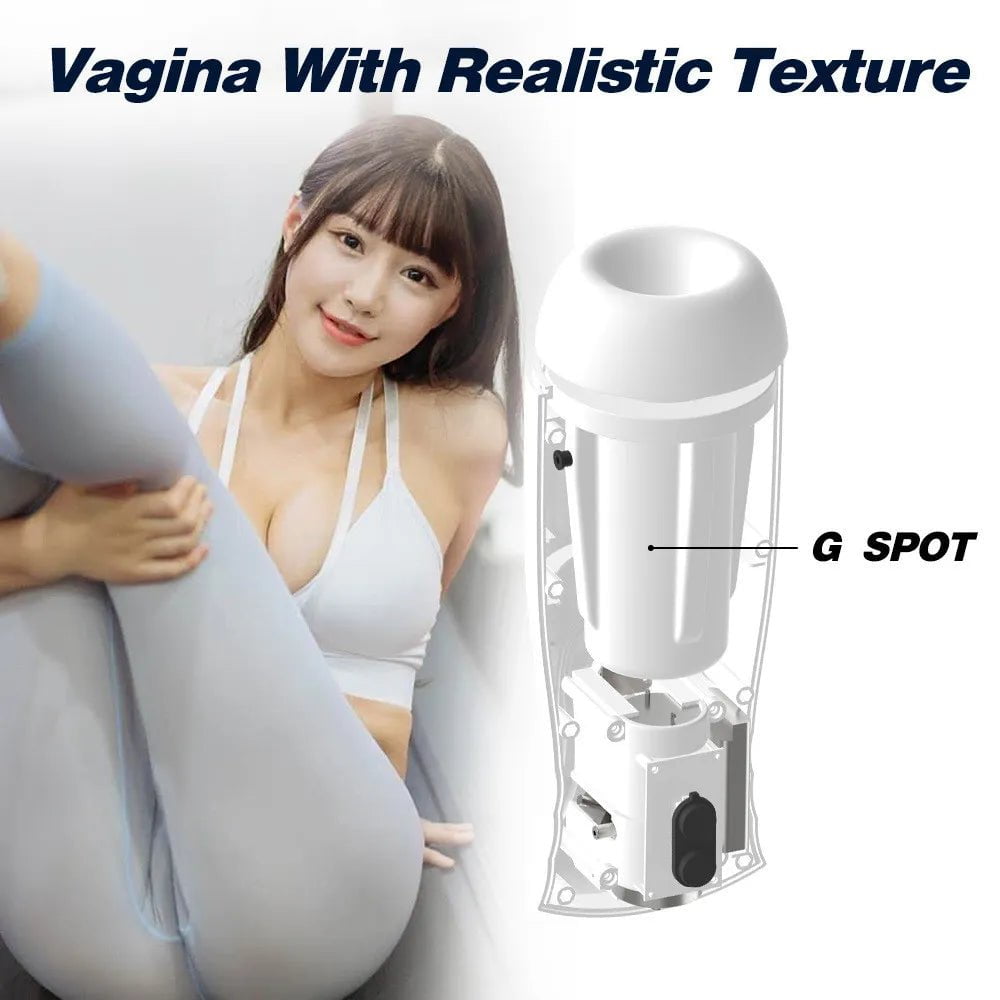 Storazone Automatic Male Masturbator Cup Blowjob Sucking Sex Machine Suction Blowjob Vagina Masturbation Pussy Vibrator Sex Toys for Men