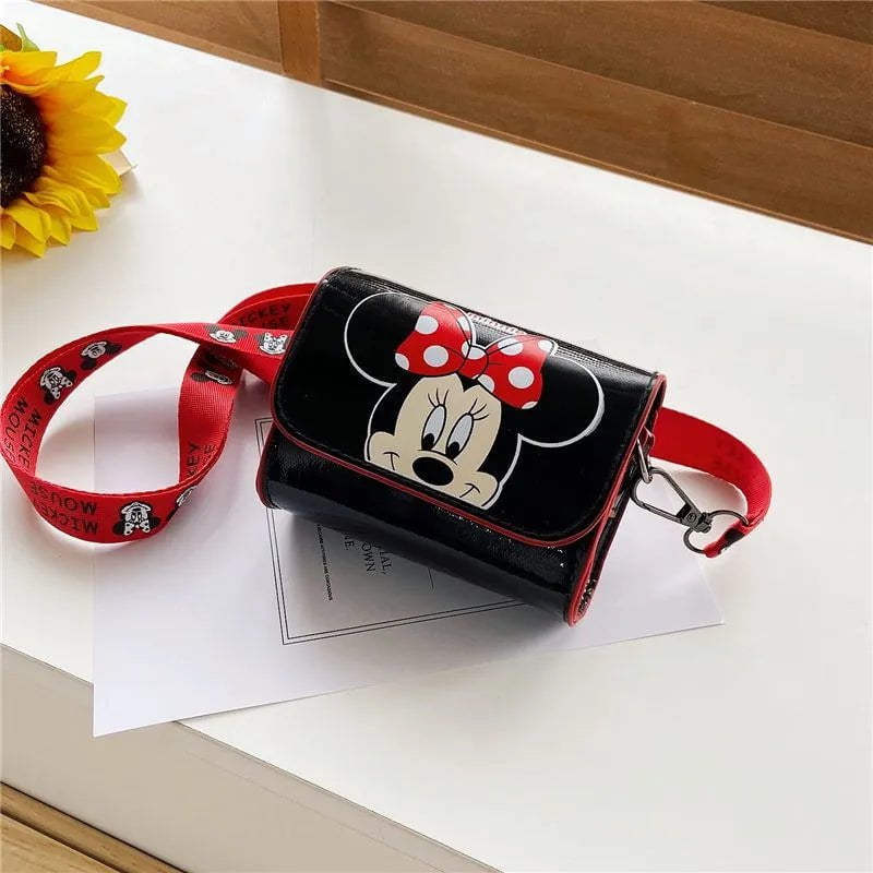 Storazone B Disney Shoulder Bag with Mickey Mouse Cute Mini Crossbody Bag for Kid Purse Minnie Mickey Mouse Cartoon Girls Side Bags