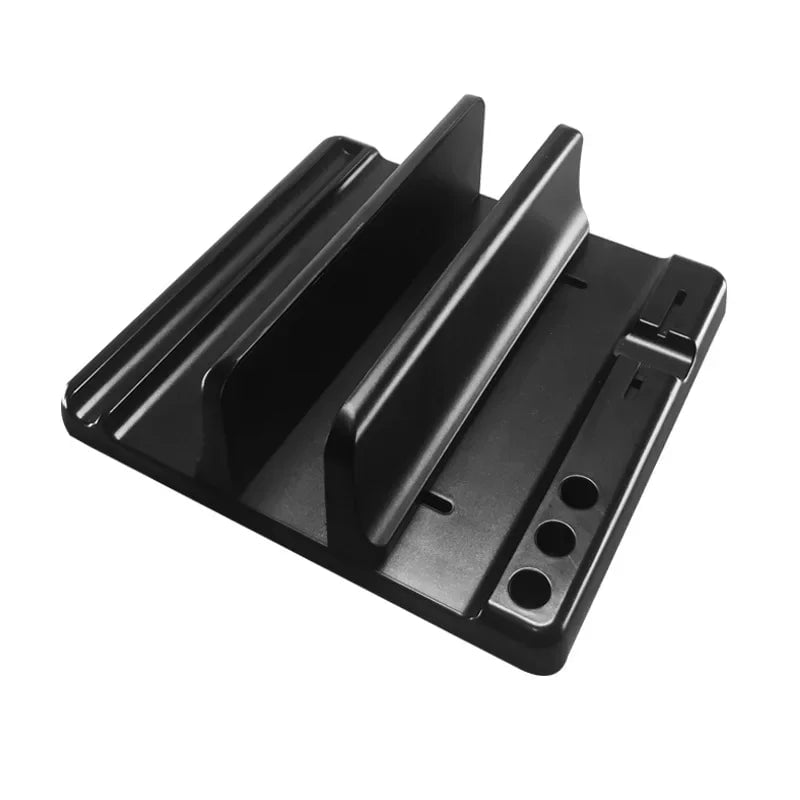 Storazone B - Single Slot Vaydeer Plastic Vertical Laptop Stand Holder Adjustable Desktop Notebook Dock Space-Saving 3 In 1 computer stand