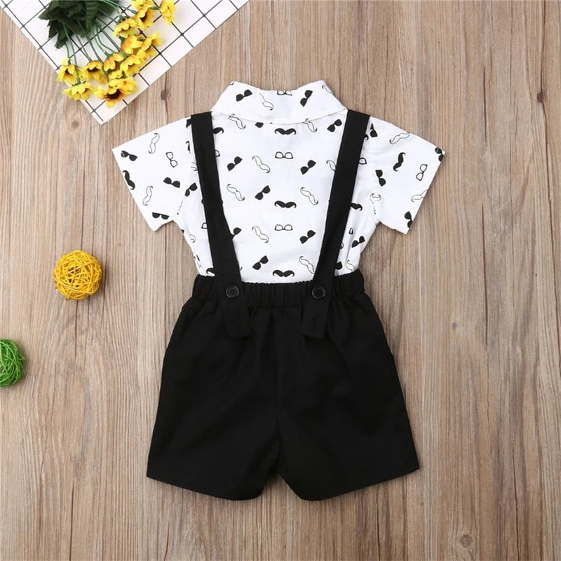 Storazone Baby Boy Clothes Summer 2019 Newborn Baby Boys Clothes Set Cotton Baby Clothing Suit (Shirt+Pants) Casual Infant Clothes Set