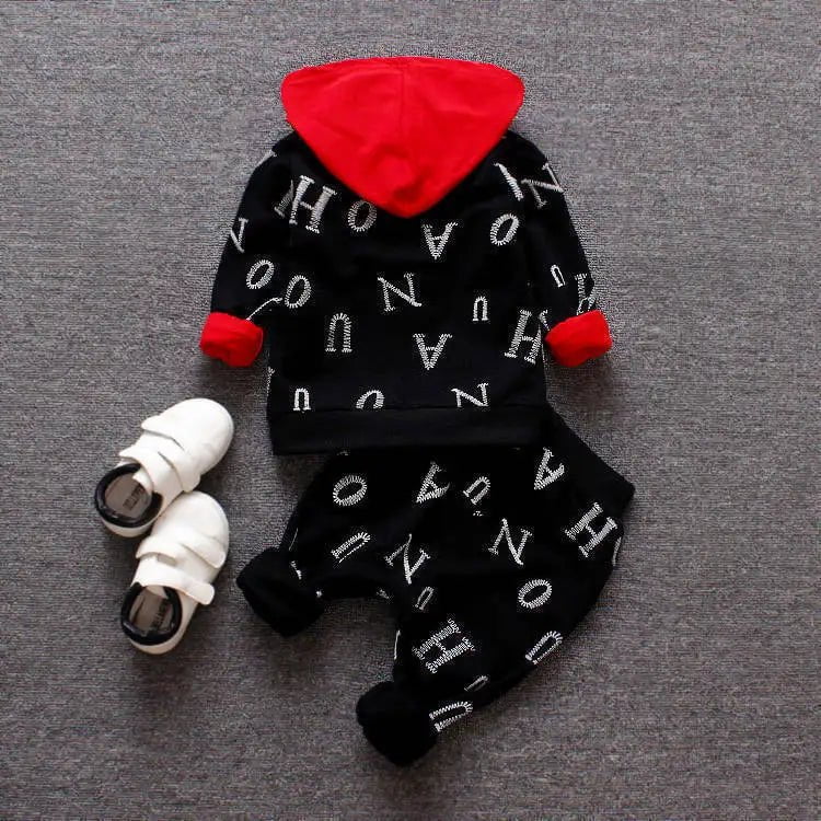 Storazone Baby Boys Clothes Sets Spring Autumn New Kids Fashion Cotton Casual Coats+hoodies+pants 3pcs For Children Boys Sports Suit