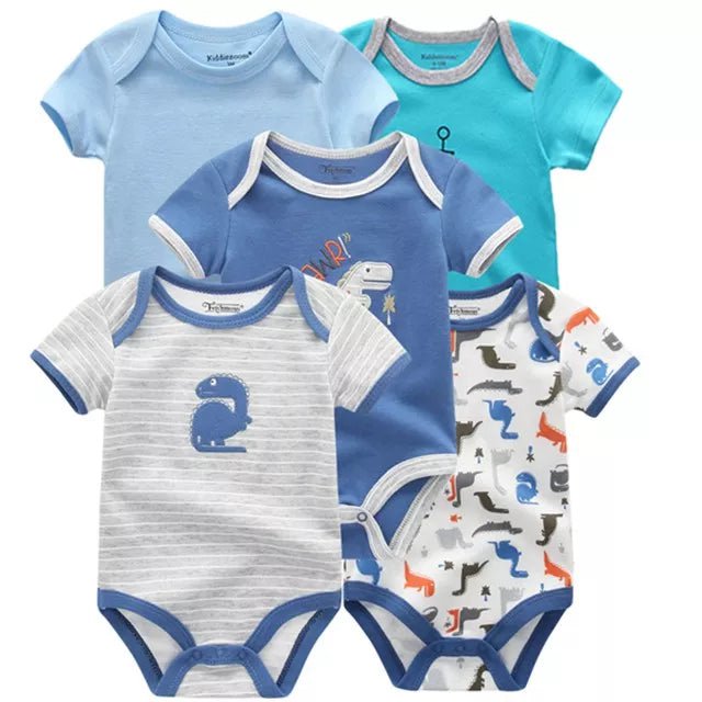 Storazone Baby Clothes5211 / 3M 5PCS/Lot Newborn 100%Cotton Unicorn 0-12M Baby Boys Clothes Bodysuits Girls Clothing Baby Girls Clothes Roupas de bebe