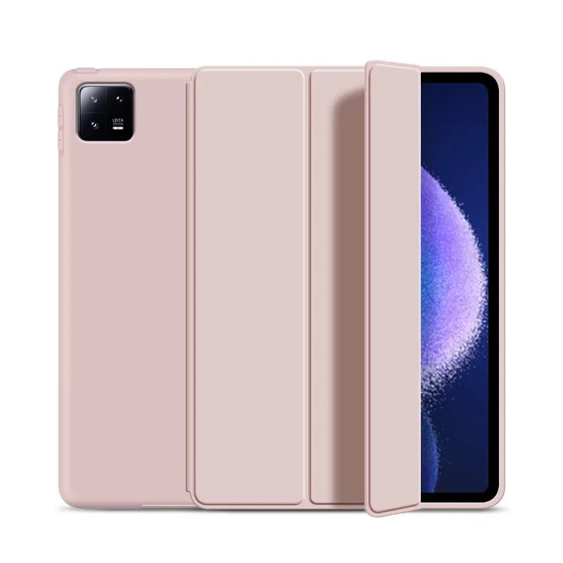 Storazone Baby pink / Xiaomi Pad 6 / Russian Federation Smat Case For Xiaomi Pad 6 2023 11 inch PU Leather Tri-folding Magnetic Cover Funda For Xiaomi Mi Pad 6 MiPad 6 Pro 2023 Case