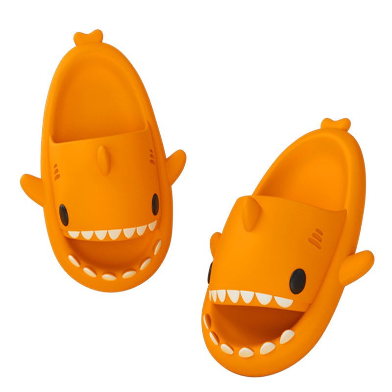 STORAZONE Bag and Choose Adult's Slippers Indoor Outdoor Funny Shark Cartoon