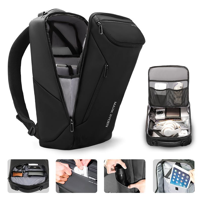 STORAZONE Bag and Choose Anti-thief Fashion Men Backpack Multifunctional Waterproof Laptop Bag USB Charging Travel Bag