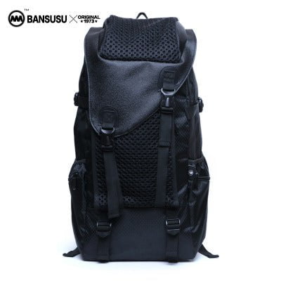 STORAZONE Bag and Choose Black [a] casual large capacity men and women travel bag, computer bag, tide shoulder bag, female Korean backpack man