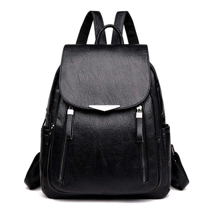 STORAZONE Bag and Choose Black Wild fashion casual PU backpack