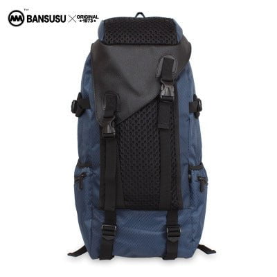 STORAZONE Bag and Choose Blue [a] casual large capacity men and women travel bag, computer bag, tide shoulder bag, female Korean backpack man