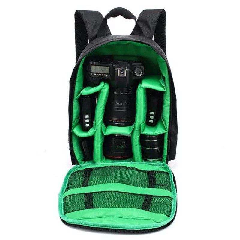 STORAZONE Bag and Choose Green Backpack camera bag, camera bag, single lens reflex camera bag, professional anti theft men's and women's outdoor bag.