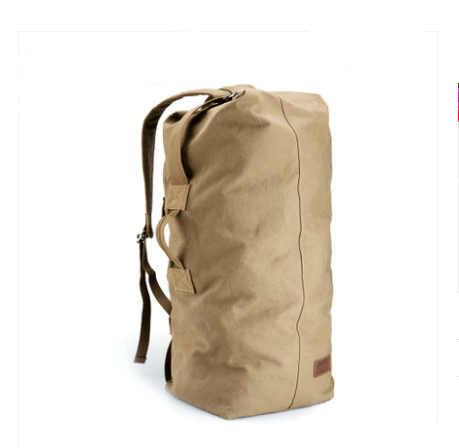 STORAZONE Bag and Choose Khaki Canvas Travel Bag