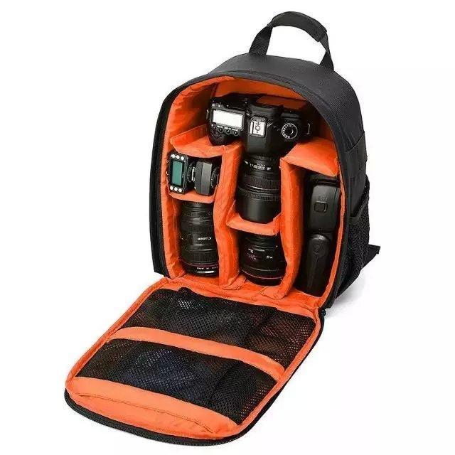 STORAZONE Bag and Choose Orange Backpack camera bag, camera bag, single lens reflex camera bag, professional anti theft men's and women's outdoor bag.