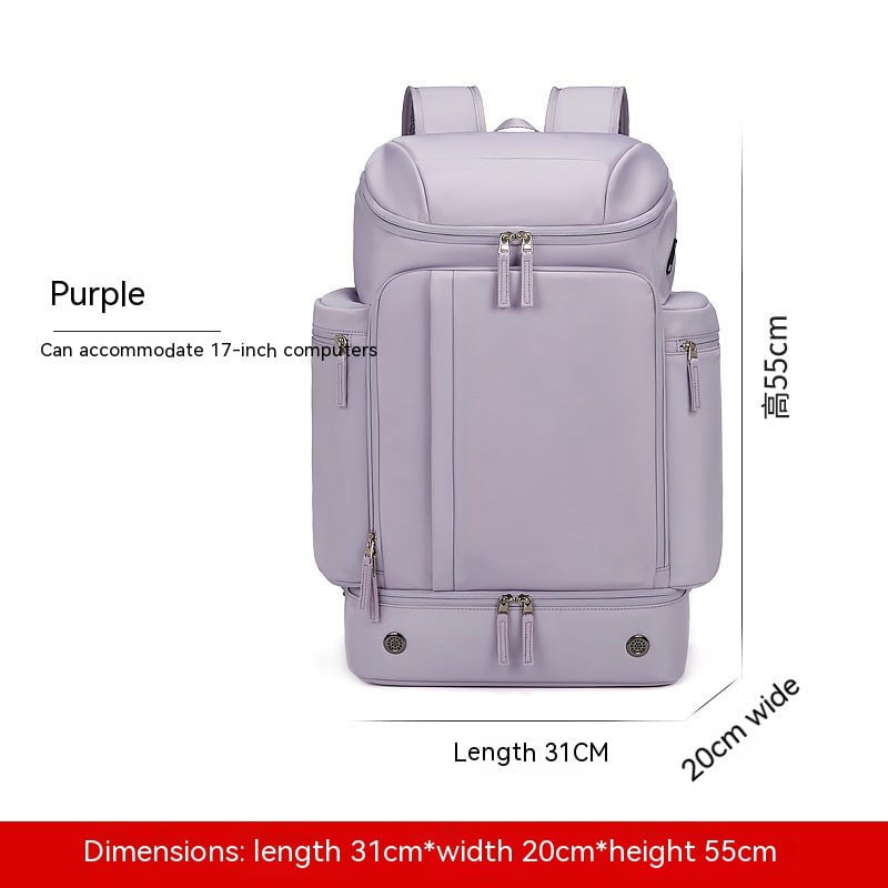 STORAZONE Bag and Choose Purple Travel Backpack Large Capacity Outdoor