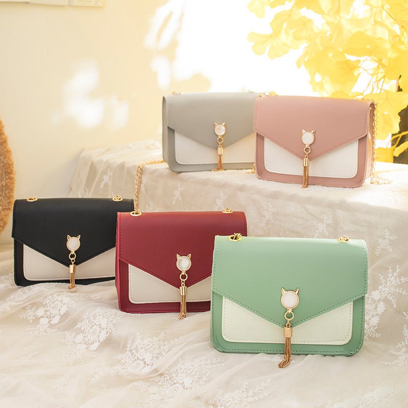 STORAZONE Bag and Choose Small Crossbody Bags For Women Cat Lock Chain Messenger Bags