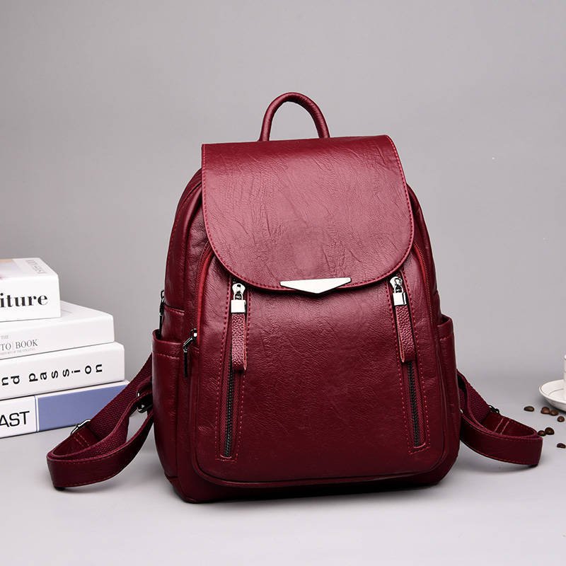 STORAZONE Bag and Choose Wild fashion casual PU backpack