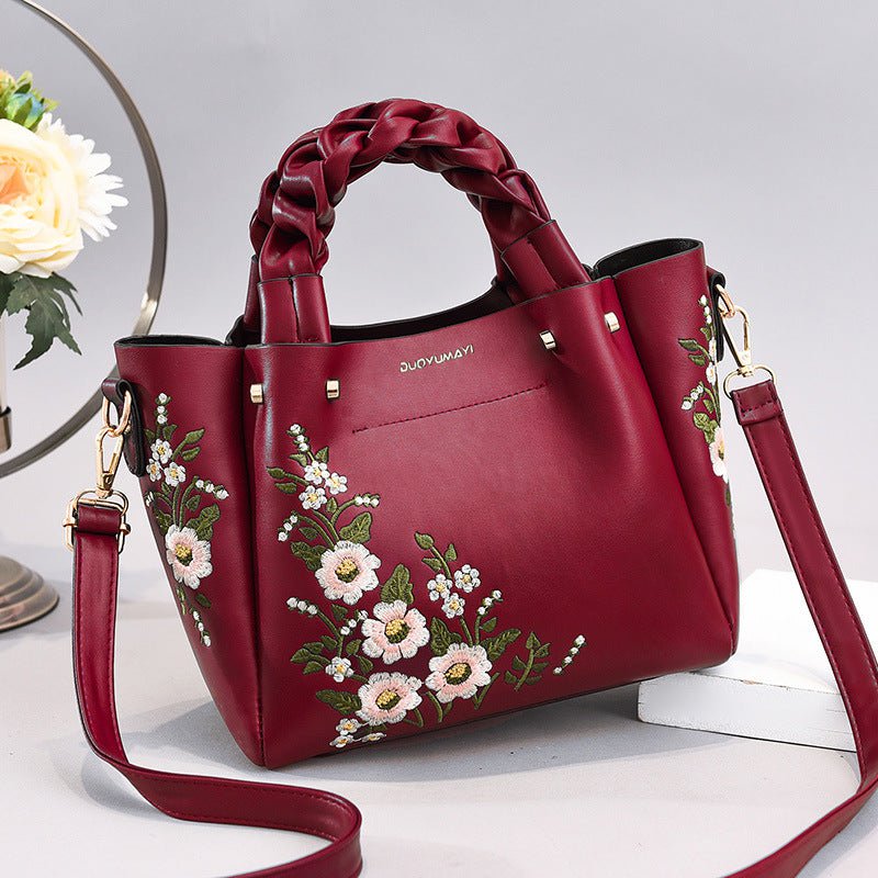 STORAZONE Bag and Choose Wine Red Hand Bags Tote Bag For Women Shoulder Woman Ladies Shopping