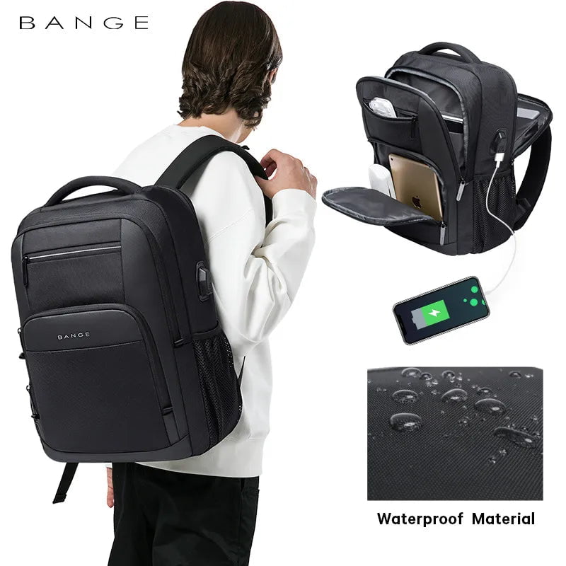 Storazone Bange Men's Designer Laptop Bag School Bags for Boys Male Motorcycle Tactical Business Sports Travel Backpack Men