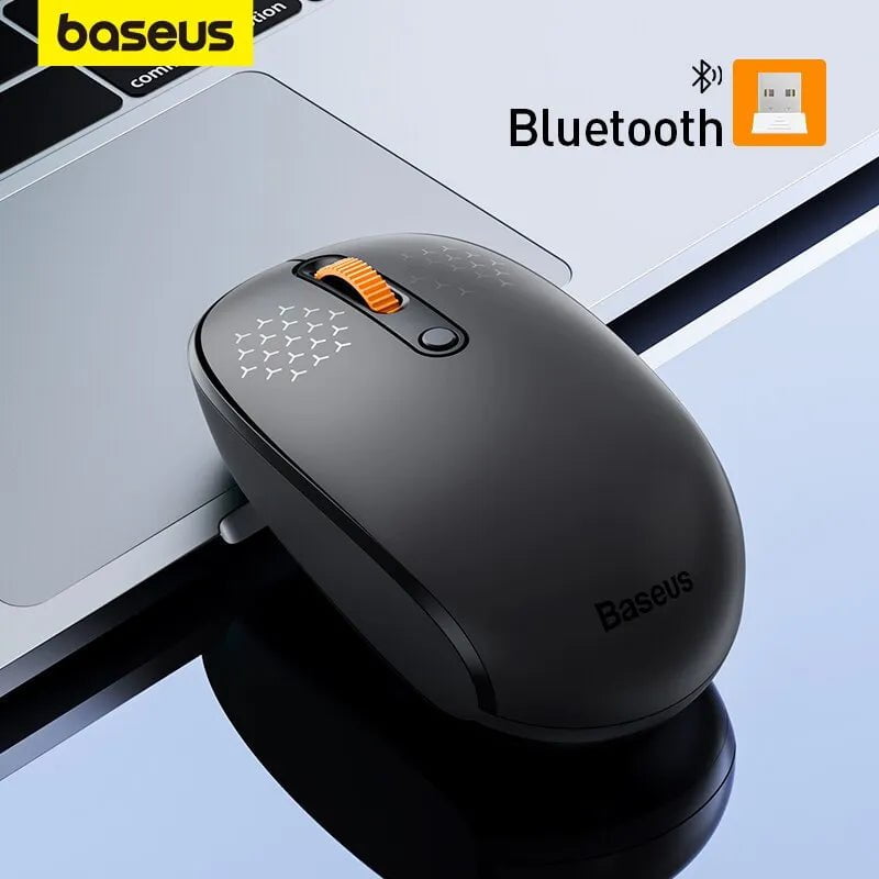 Storazone Baseus F01B Mouse Wireless Bluetooth 5.0 Mouse 1600 DPI Silent Click For MacBook Tablet Laptop PC Gaming Accessories