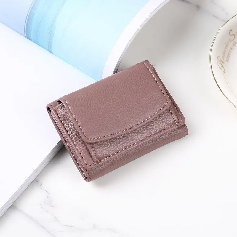 Storazone Bean Paste Women Men PU Leather Purses Female Cowhide Wallets Lady Small Coin Pocket Card Holder Mini Money Bag handbags Anti Rfid Wallet