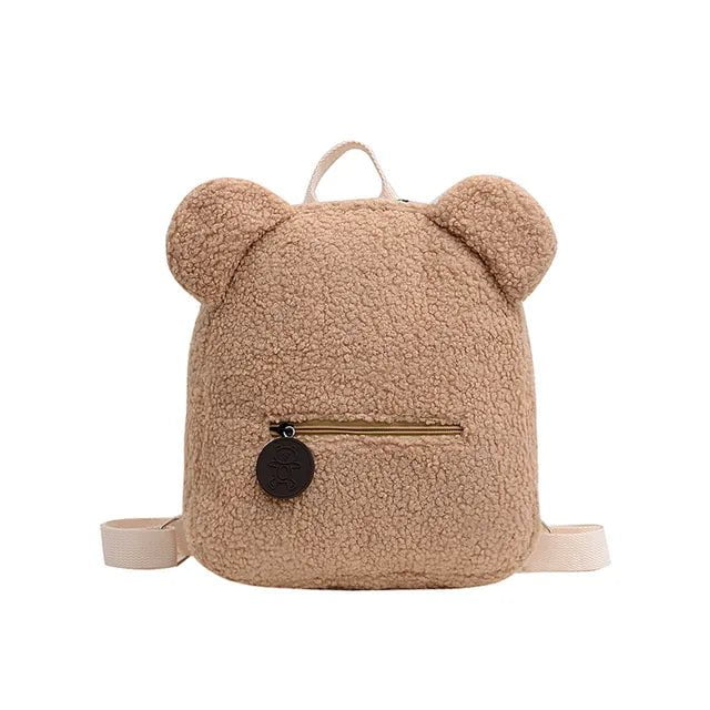 Storazone Bear / Custom Your Text Customized Embroidery Bear Backpack Embroidered Portable Children Travel Shopping Rucksack Women's Cute Bear Shoulder Backpack