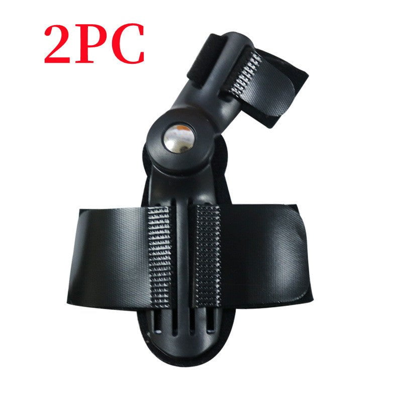 STORAZONE Beauté et santé 2pcs Black Hallux Valgus Corrector Plastic Toe Correctors Sleeves