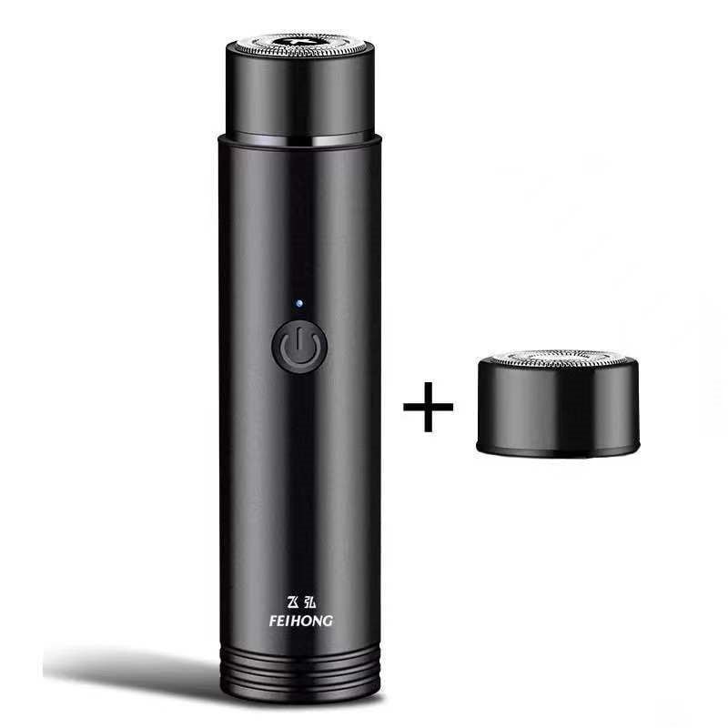 STORAZONE Beauté et santé Black with spare head / USB Mini Electric Shaver Portable Car Rechargeable Shaver