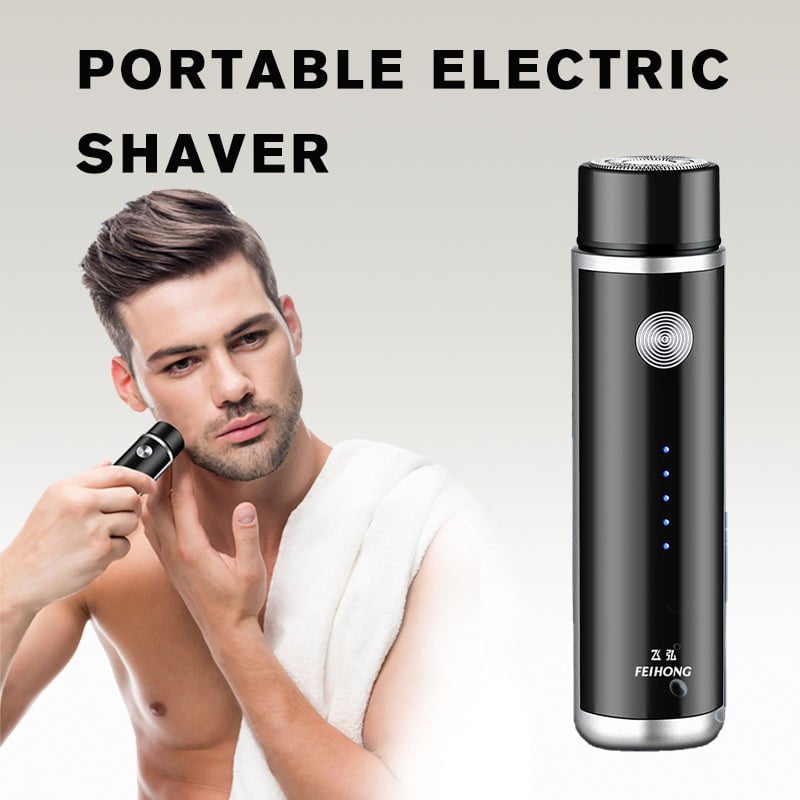 STORAZONE Beauté et santé Mini Electric Shaver Portable Car Rechargeable Shaver