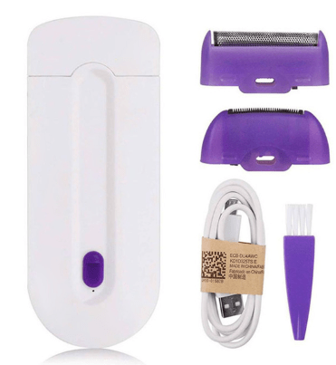 STORAZONE Beauté et santé No Plug box / 1pack Electric Hair Removal Instrument Laser Hair Removal Shaver