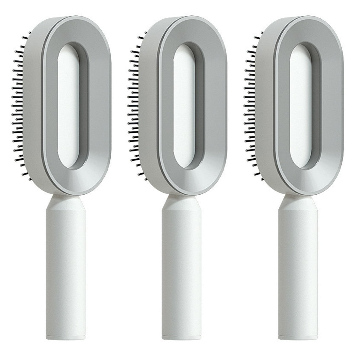 STORAZONE Beauté et santé Set R Self Cleaning Hair Brush For Women One-key Cleaning Hair Loss Airbag Massage Scalp Comb Anti-Static Hairbrush