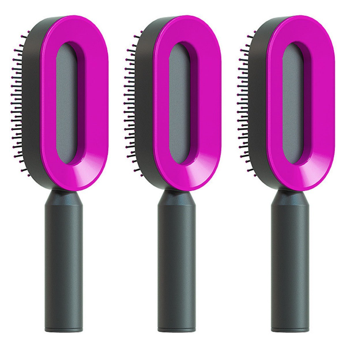 STORAZONE Beauté et santé Set S Self Cleaning Hair Brush For Women One-key Cleaning Hair Loss Airbag Massage Scalp Comb Anti-Static Hairbrush