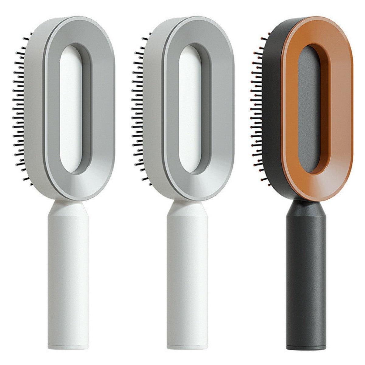 STORAZONE Beauté et santé Set V Self Cleaning Hair Brush For Women One-key Cleaning Hair Loss Airbag Massage Scalp Comb Anti-Static Hairbrush