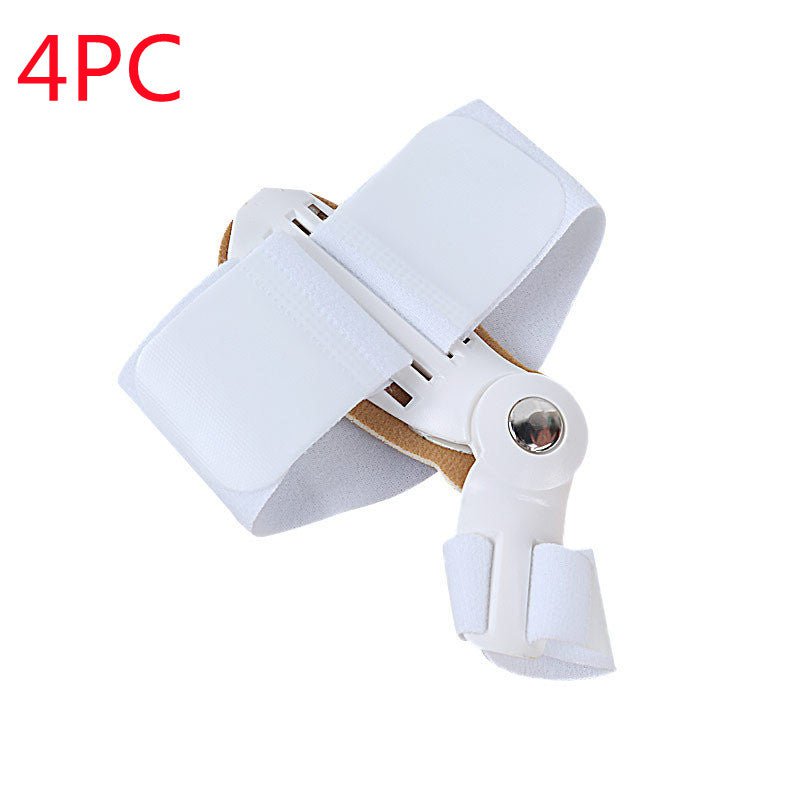 STORAZONE Beauté et santé White 4PC Hallux Valgus Corrector Plastic Toe Correctors Sleeves