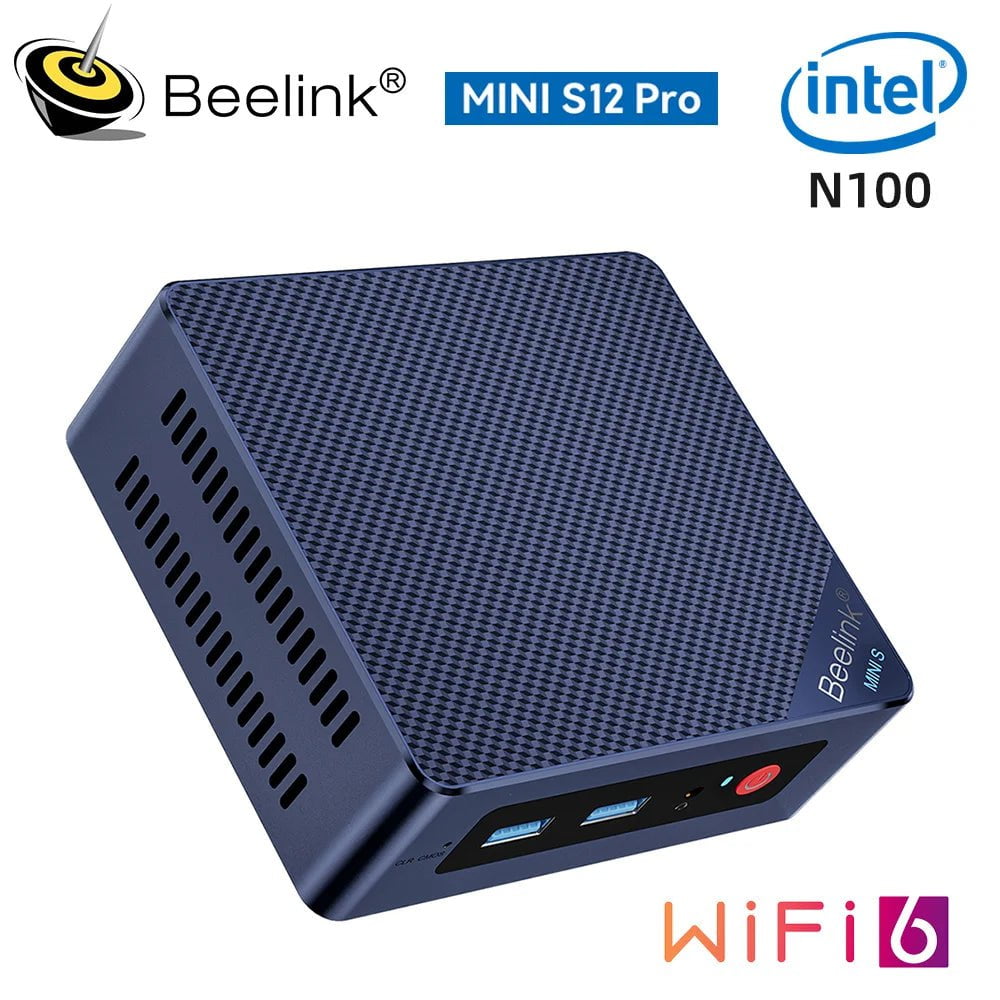 Storazone Beelink Mini S Intel 11th Gen N5095 Mini PC N100 S12 Pro DDR4 8GB 128GB SSD Desktop Gaming Computer N95 VS GK3V J4125