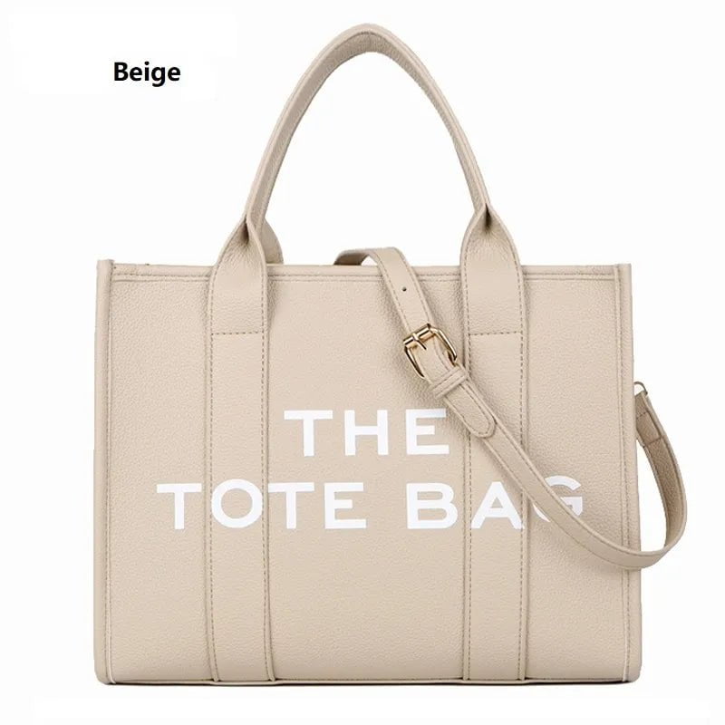 Storazone Beige / (20cm<Max Length<30cm) The Tote Bag For Women, Trendy PU Leather Handbag, Top Handle Satchel Purse, Casual Crossbody Bag