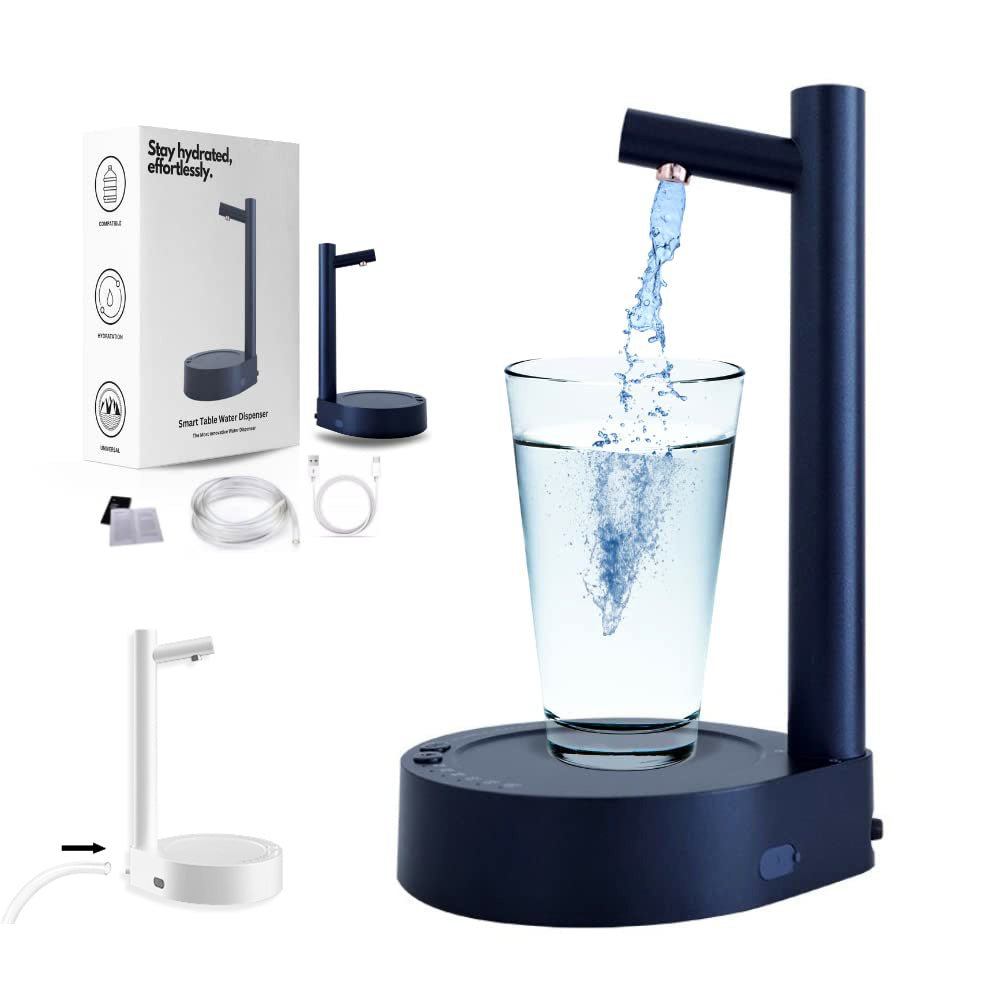 STORAZONE Best Seller Blue with gravity / USB Desk Dispenser Electric Water Gallon Automatic Water Bottle Dispenser Rechargeable Water Dispenser